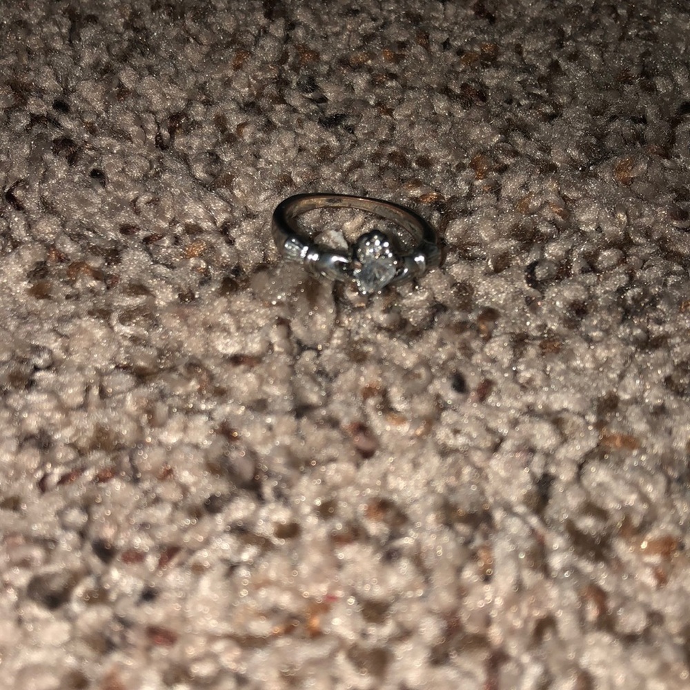 An Irish ring with a diamond stone